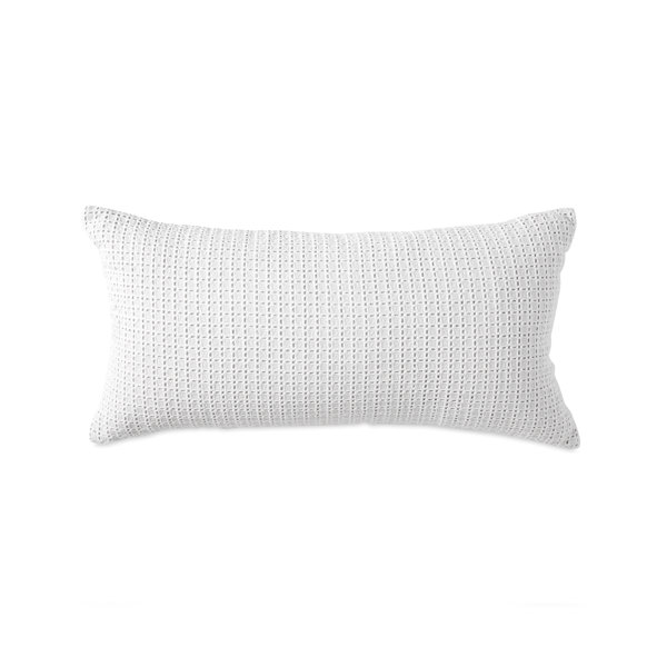 DKNY Refresh 100 Cotton 11" x 22" Eyelet Throw Pillow & Reviews Wayfair